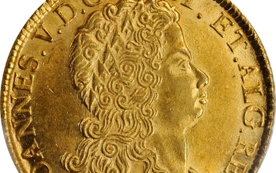 BRAZIL. 12800 Reis, 1733-M. Minas Gerais Mint. Joao V. PCGS MS-62 Gold Shield.