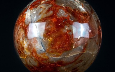 Beautiful natural agate Sphere, Brazil - Height: 136.77 mm- 6422.23 g