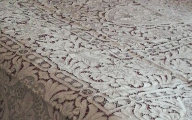 Bedspread Burano - 270 x 236 cm - Linen - First half 20th century