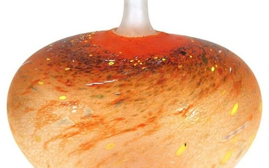 Bertil Vallien Kosta Boda Studio Art Glass Vase