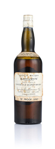 Black & White Scotch Whisky-1930's