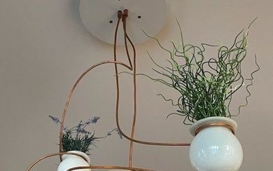 Bocci - Omer Arbel - Hanging lamp - Copper 38.3 - Copper, Glass
