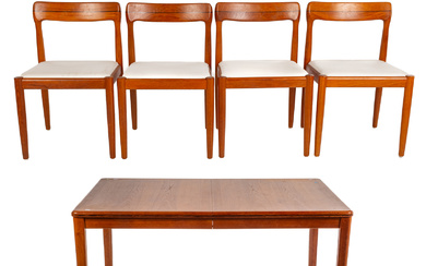 Braman Mid - Century Teak Dining Table & Chairs