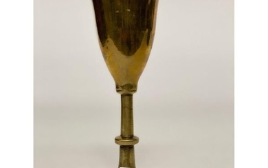 Bronze CALICE in Medieval taste with round base...
