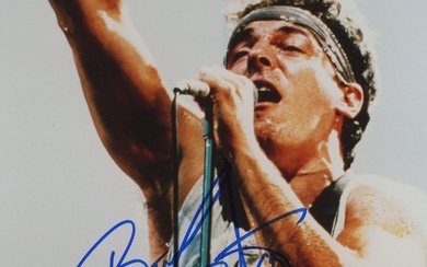 Bruce Springsteen signed photo