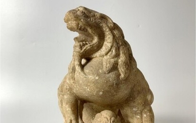 CHINESE STONE CARVED BEAST