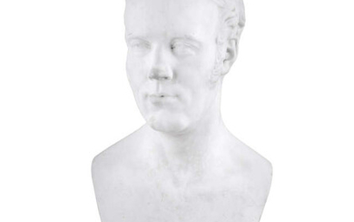 CHRISTOPHER MOORE HRHA (1790-1863) Portrait Bust of a...