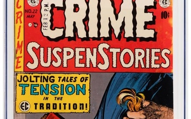 CRIME SUSPENSTORIES #22 * CGC 5.0 * Notorious Severed Head Cover