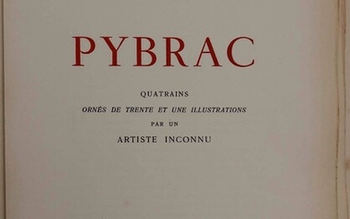[CURIOSA - LOUŸS (Pierre)]. Pybrac. Quatrains.... - Lot 55 - Ader