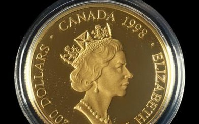 Canada, 1998 Proof White Buffalo Gold 200 Dollars