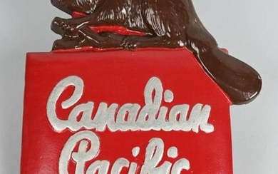 Canadian Pacific Shield Sign w/Beaver Logo