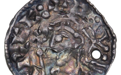 Canute, 1016–1035, London, Penning,Short Cross type, 1029–1035, moneyer Leofstan, S 1159, North...
