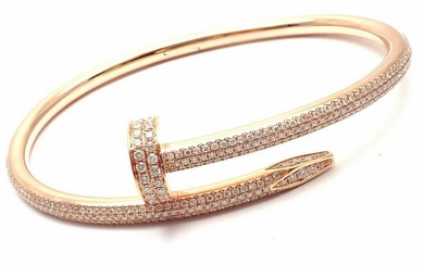 Cartier Juste un Clou Nail 18k Rose Gold 2.26ct Diamond