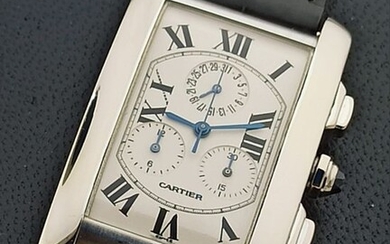 Cartier - Tank Americaine Chronograph - Ref. 2312 - Men - 2011-present
