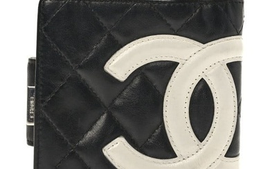 Chanel Calfskin Quilted Cambon Bi-fold