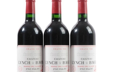 Château Lynch Bages 1996 Pauillac (three bottles)