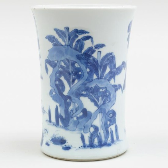 Chinese Blue and White Porcelain Beaker Vase