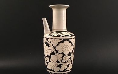 Chinese Cizou Kiln Porcelain Pitcher