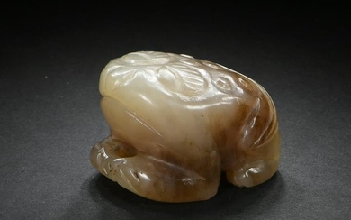 Chinese Jade Carving of Toad, Ming