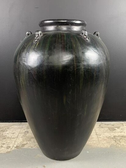 Chinese Large Glazed Floor Vase Urn