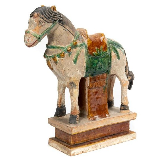 Chinese Ming Dynasty Processional Horse & More