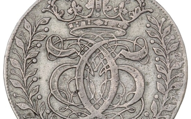 Christian V, Glückstadt, 4 mark / krone 1696, H 125C