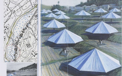 Christo (1935-2020), 'The Umbrella's Japan'