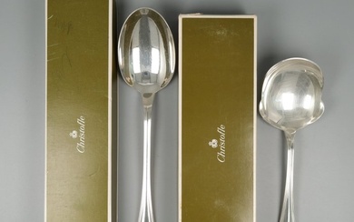 Christofle - Model Spatours - Groente & Aardappel serveerlepels - Cutlery set (2) - Silverplate