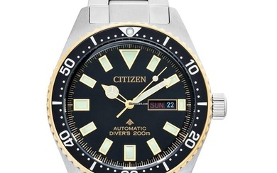 Citizen Promaster NY0125-83E - Promaster Automatic Black Dial Stainless Steel Men's Watch