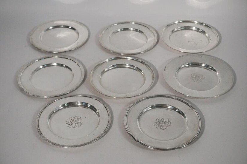 Collection Sterling Silver Bread & Butter Dishes