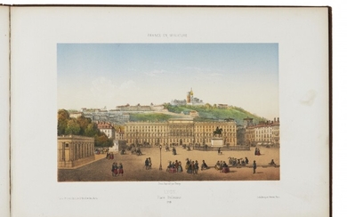DEROY (Auguste-Victor) Vues de Lyon.