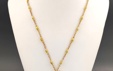 DK - 18 kt. Yellow gold - Necklace with pendant