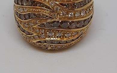 Damiani - Ring - jungle Gold Diamond (Natural)