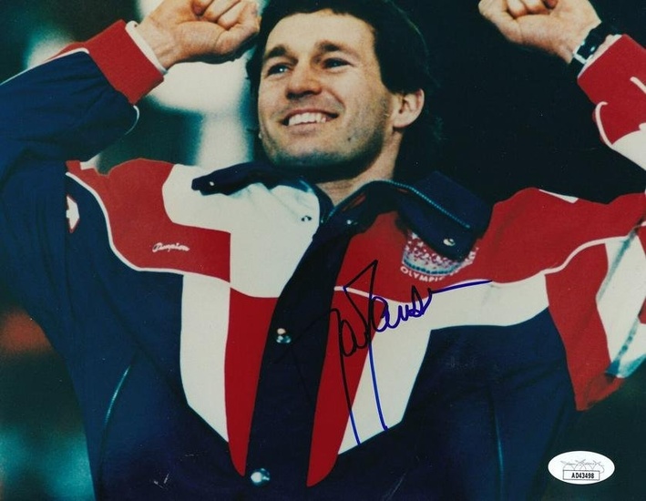 Dan Jansen Autographed 8x10 Photo Olympic USA Speed Skating JSA