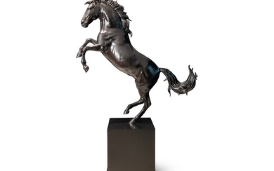 "Dancing Horse" Bronze Sculpture by Paul Oz