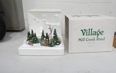 Dept 56 Mill Creek Pond Christmas Village Accessory in Original Box