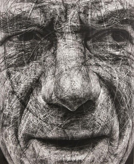 Douglas McDougall, Scottish b. 1963 - Sway; charcoal and graphite on paper, 85 x 70 cm (ARR)