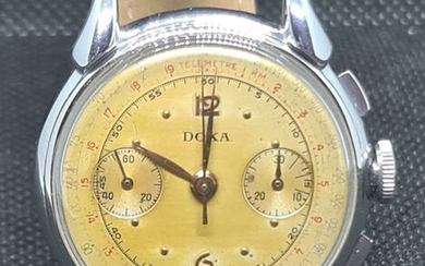 Doxa - Stahlambenduhr - Chronograph - Kaliber Landeron 48 - Men - Schweiz 1946
