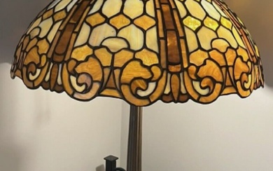 Duffner Kimberly Authenticated Leaded Lamp Handel Tiffany Studios Era