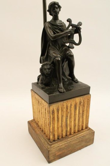E. Sperlainken; bronze figure of David