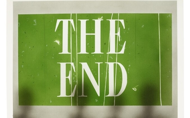 Ed Ruscha (b. 1937), The End #69