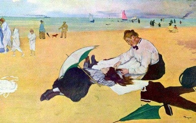 Edgar Degas - Small Girls On The Beach