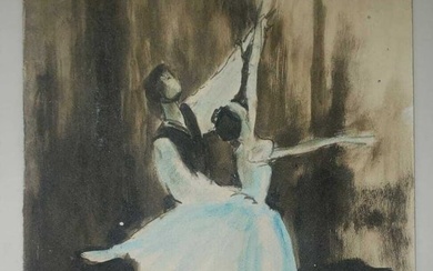 Edgar Degas / Watercolor & Pastels / Manner of French Master