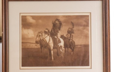 Edward S. Curtis Photogravure Sioux Chiefs