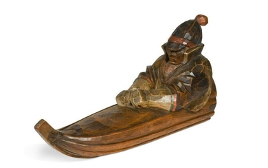 Eric Elenius (1885-1940), a carved and painted folk art figurine