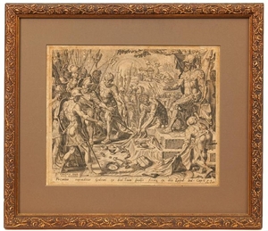 Etching Plate No. 6 'The Story of Gideon'