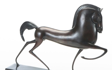 Etruscan Style Horse Sculpture Inspired by Boris Lovet-Lorski