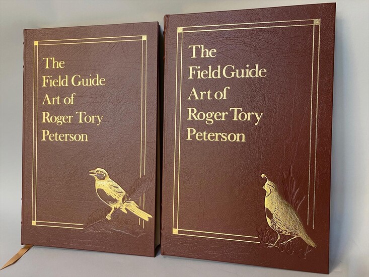 Field Guide Art of Roger Tory Peterson 2 Vols. 1st Ed. Signed FR3SH