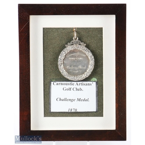 Fine and Rare Carnoustie Artisans' Golf Club Large Silver "C...