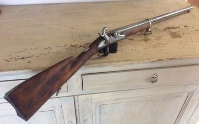 France - 1797 - 1809 (A. Merley) - Manufacture de Saint Etienne - mousqueton - modification civile - Percussion - Rifle - 14mm cal